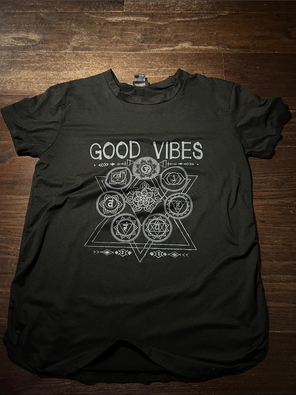 Rue21 Black Good Vibes Graphic Tee